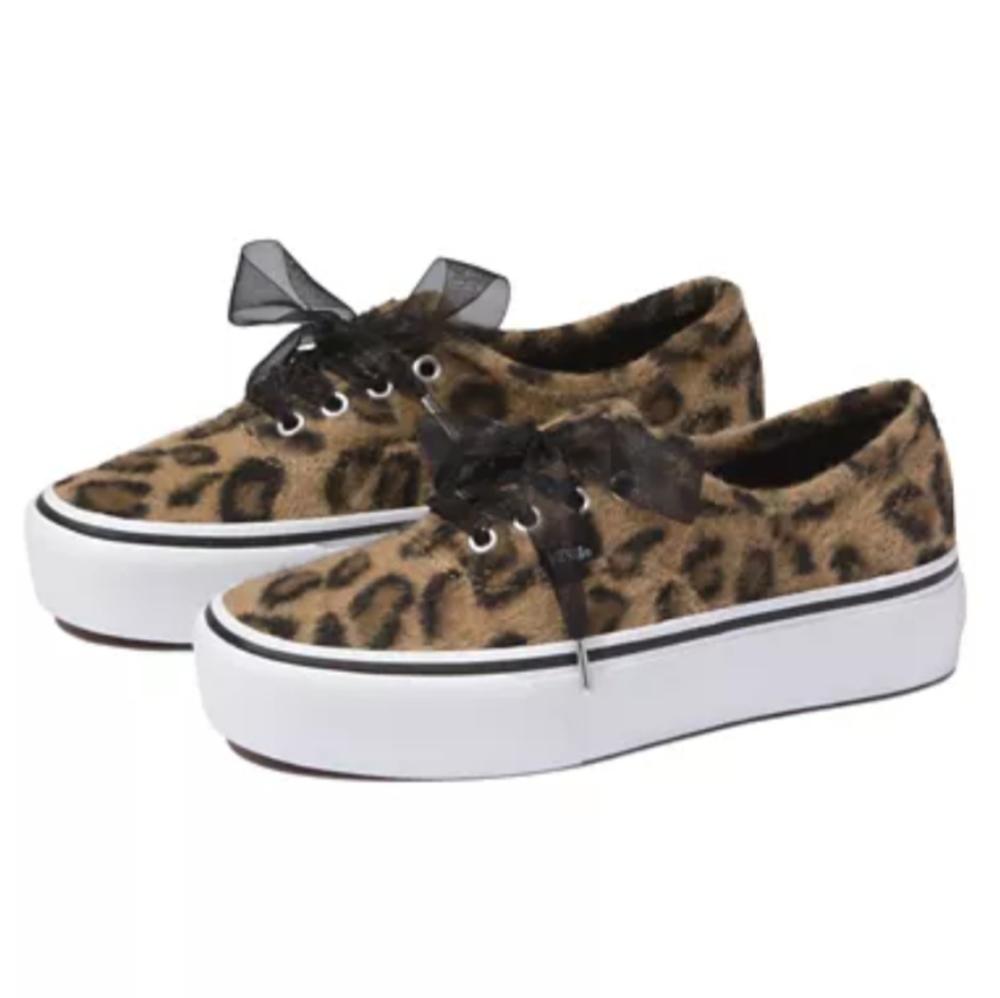 NWT Vans Fuzzy Authentic Platform 2.0 Shoes - Picture 2 of 7